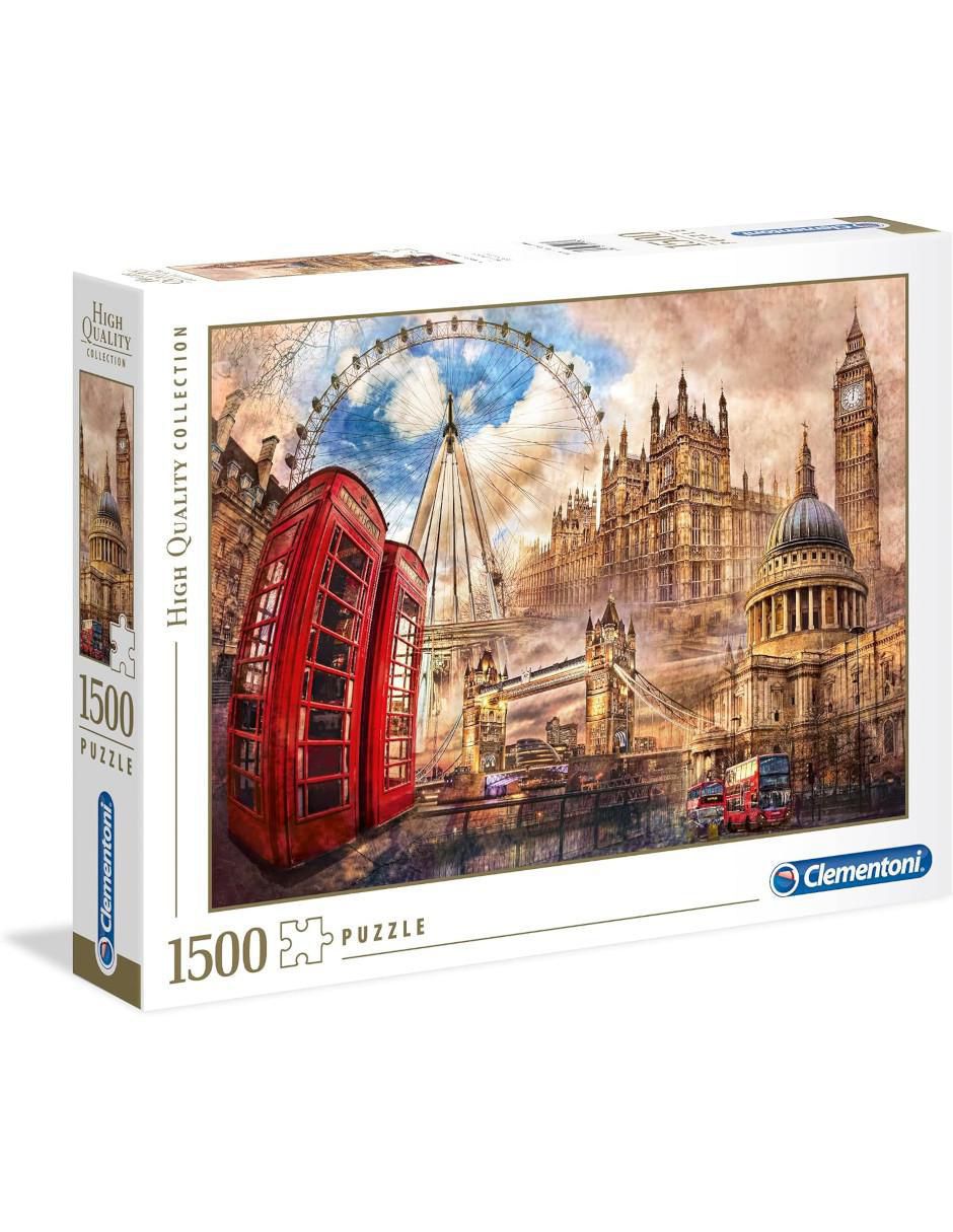Rompecabezas Londres Vintage London 1500 piezas Rompecabezas Londres Vintage London 1500 piezas