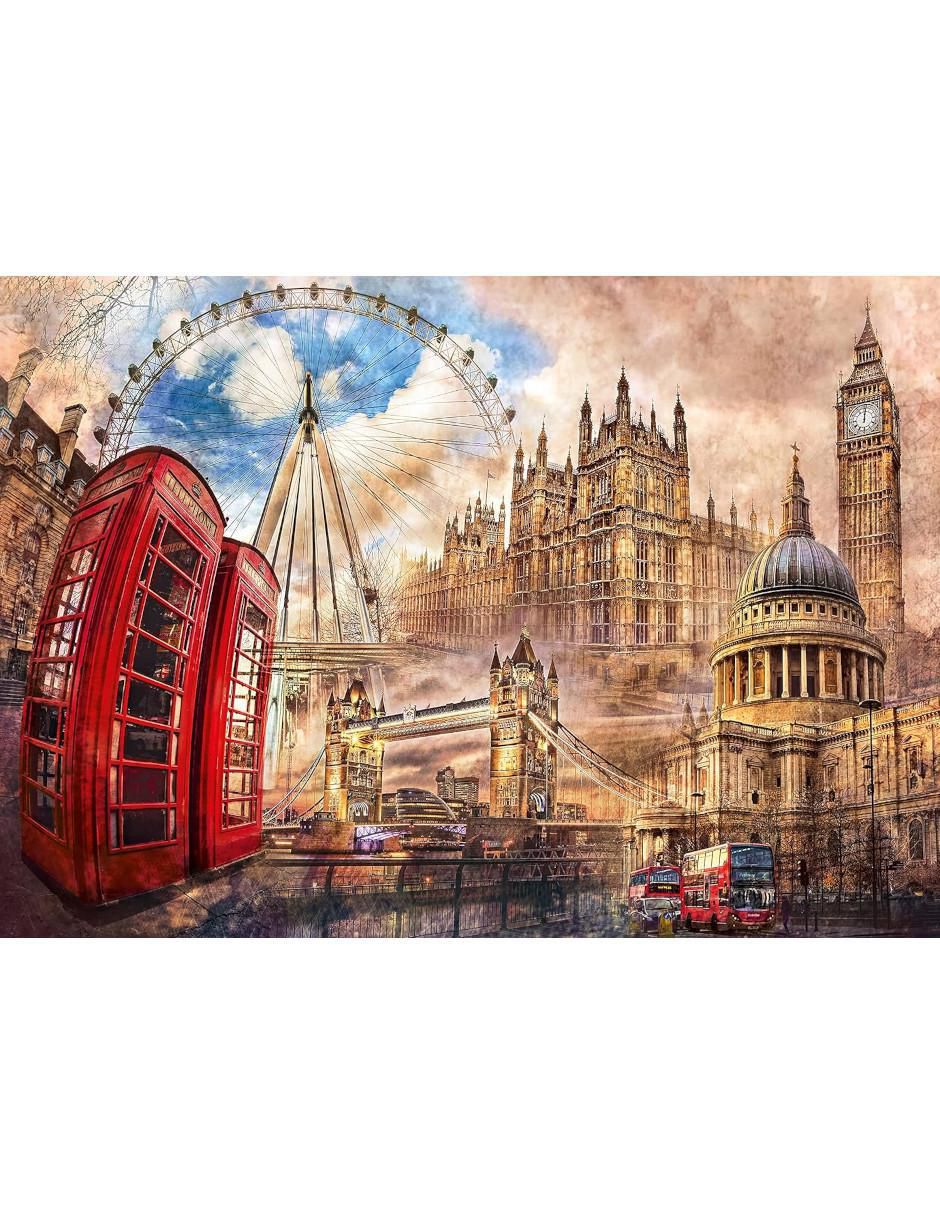 Rompecabezas Londres Vintage London 1500 piezas 2