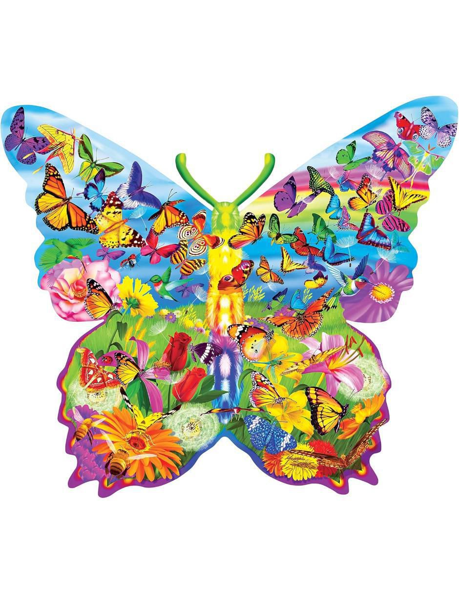Rompecabezas Mariposa Contours Butterfly Surprise 1000 piezas 2