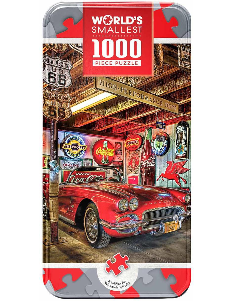 Rompecabezas Autos Clásicos Smallest Puzzle High Performance (Caja Metal) 1000 piezas Rompecabezas Autos Clásicos Smallest Puzzle High Performance (Caja Metal) 1000 piezas