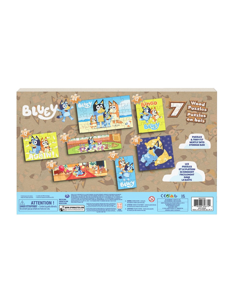 Rompecabezas Bluey 7 en 1 52 piezas 4
