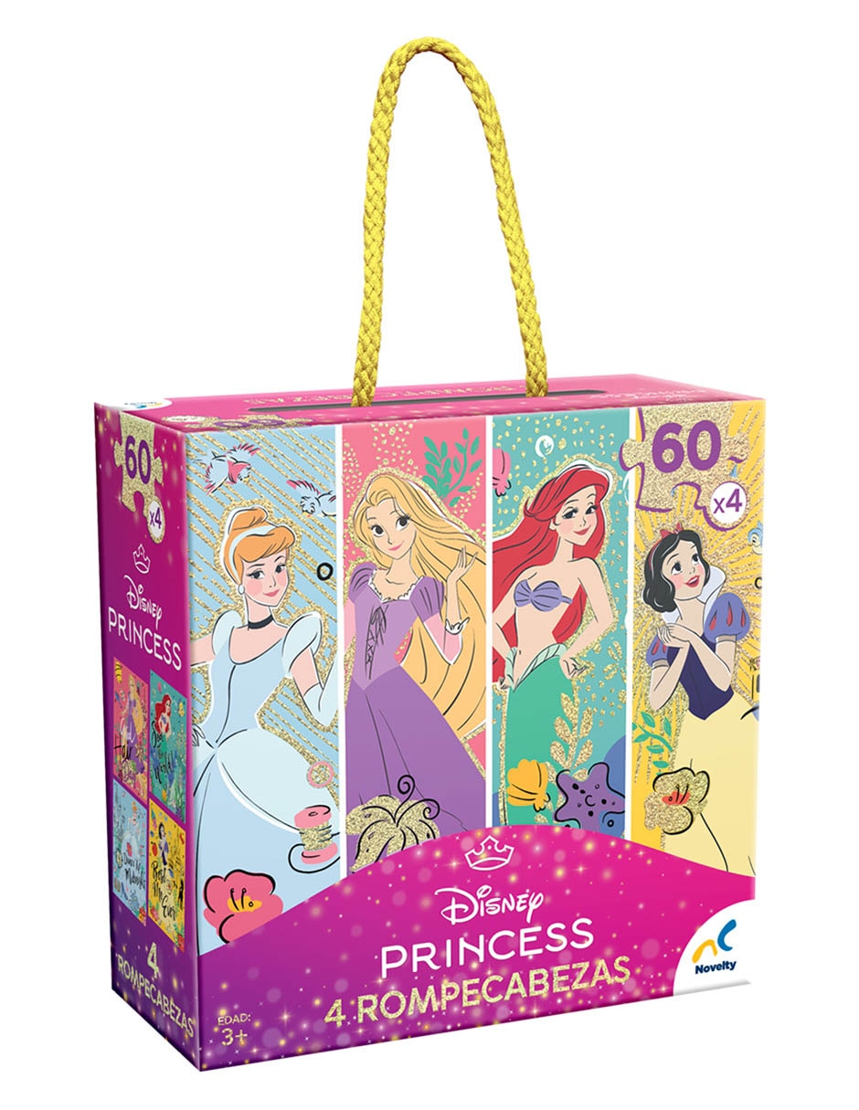 Rompecabezas Disney Princesas 4 en 1 240 piezas