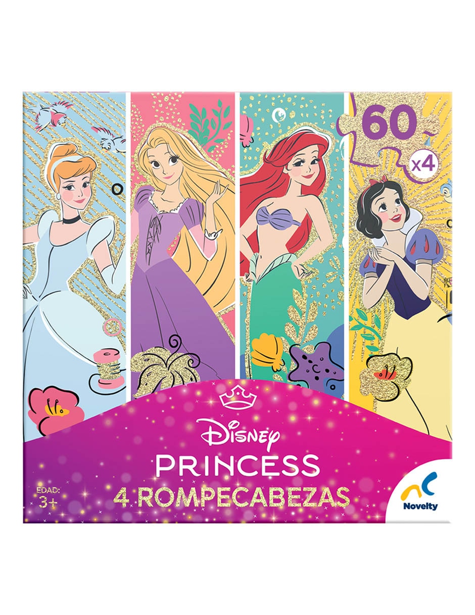 Rompecabezas Disney Princesas 4 en 1 240 piezas 7