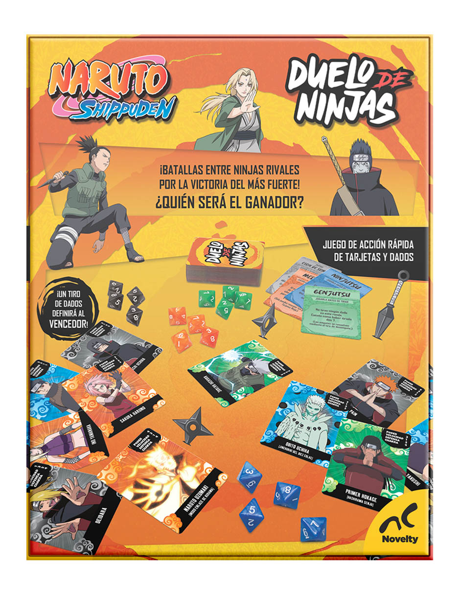 Juego de mesa Duelo de Ninjas Naruto Shippude 4