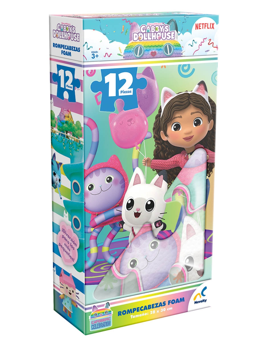 Rompecabezas Gabbys's Dollhouse 12 piezas