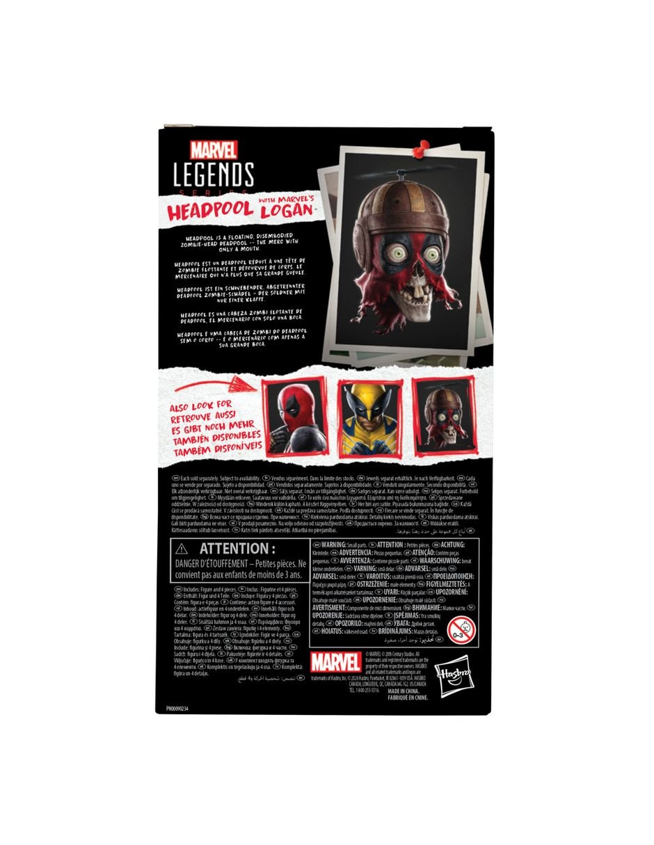 Figura de acción articulada Deadpool & Wolverine Deadpool With Headpool Collectors 3