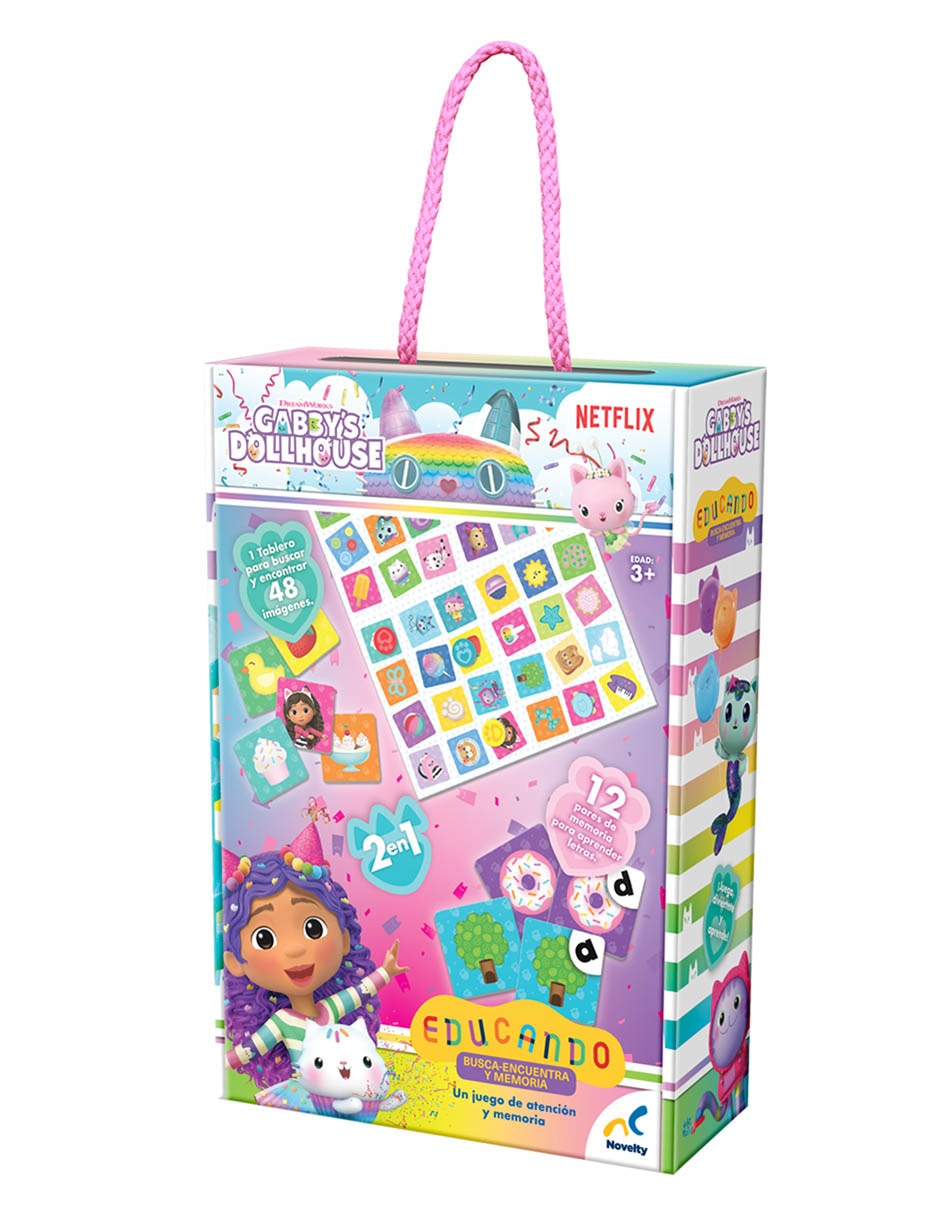 Educando: Busca encuentra y memoria Gabby's Dollhouse 2