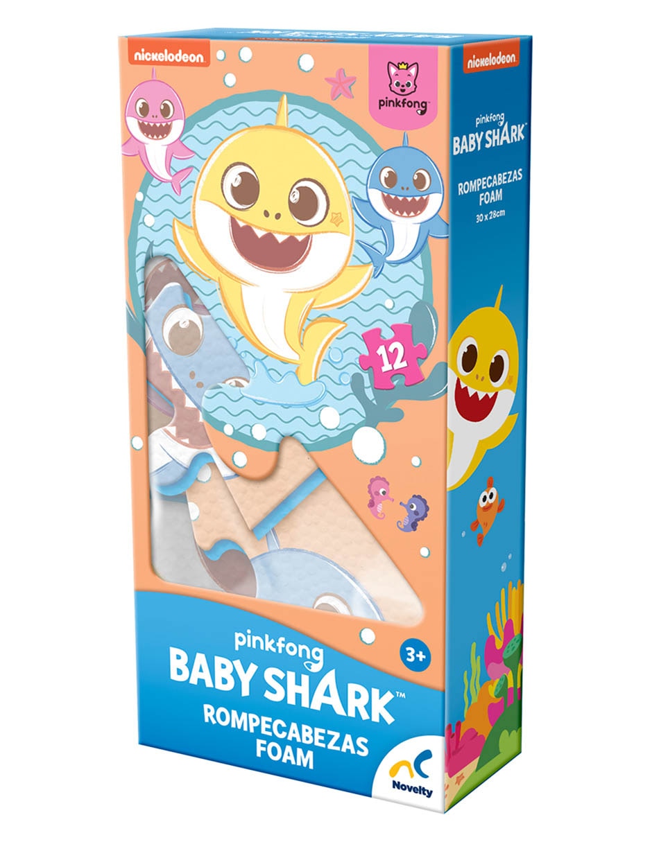 Rompecabezas animales de mar Baby Shark 12 piezas 2