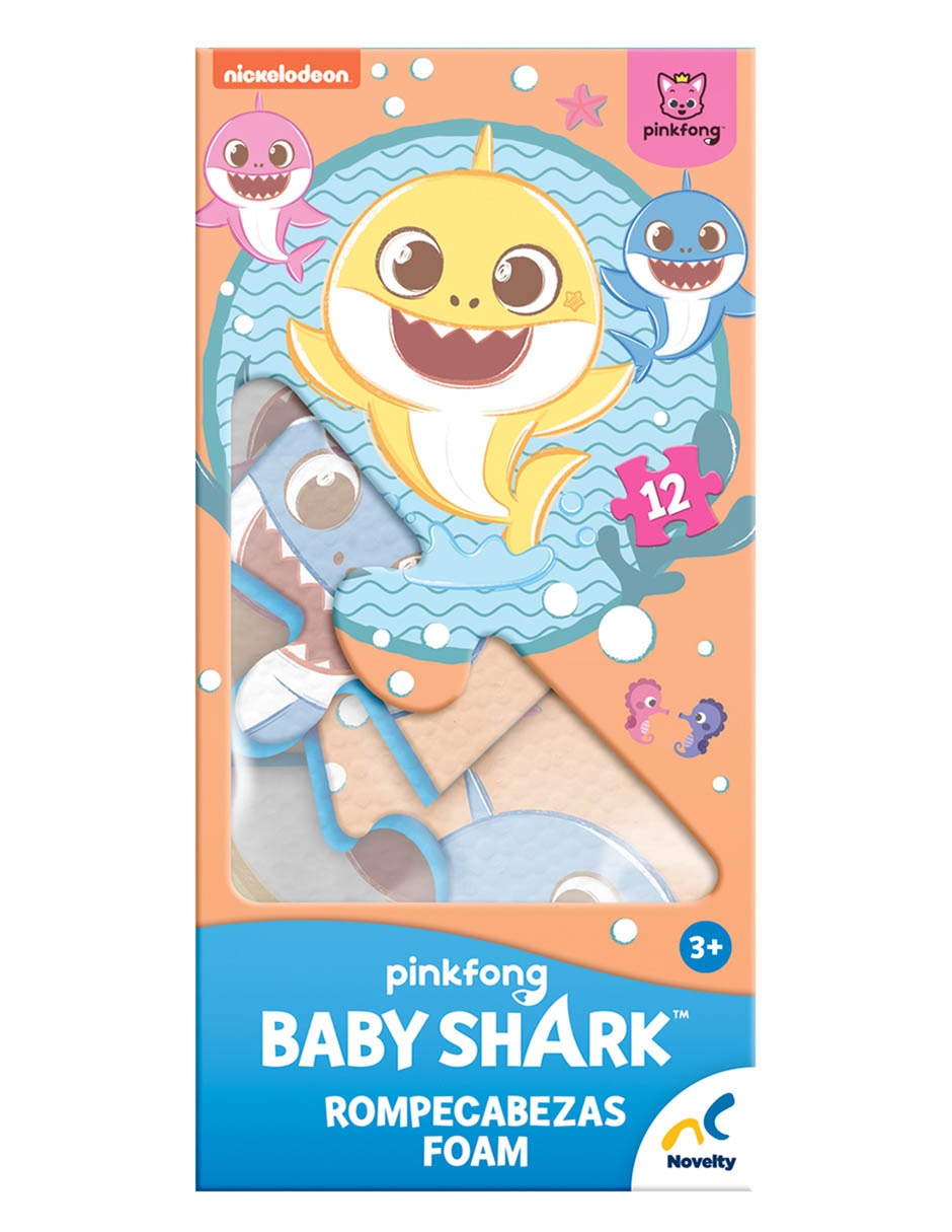 Rompecabezas animales de mar Baby Shark 12 piezas 3