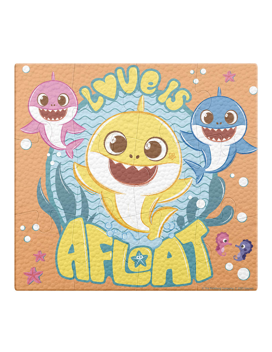 Rompecabezas animales de mar Baby Shark 12 piezas 5