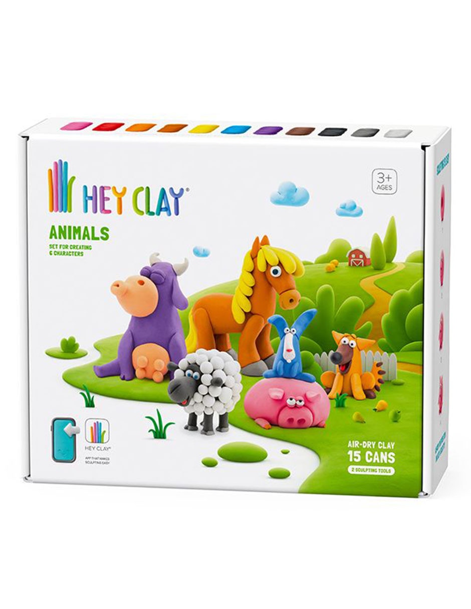 Set Arcilla Para Moldear Animales Granja Set Arcilla Para Moldear Animales Granja