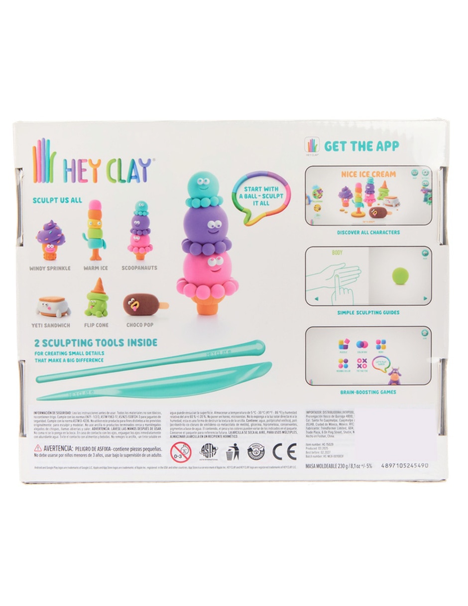 Set Arcilla Para Moldear Helados 3