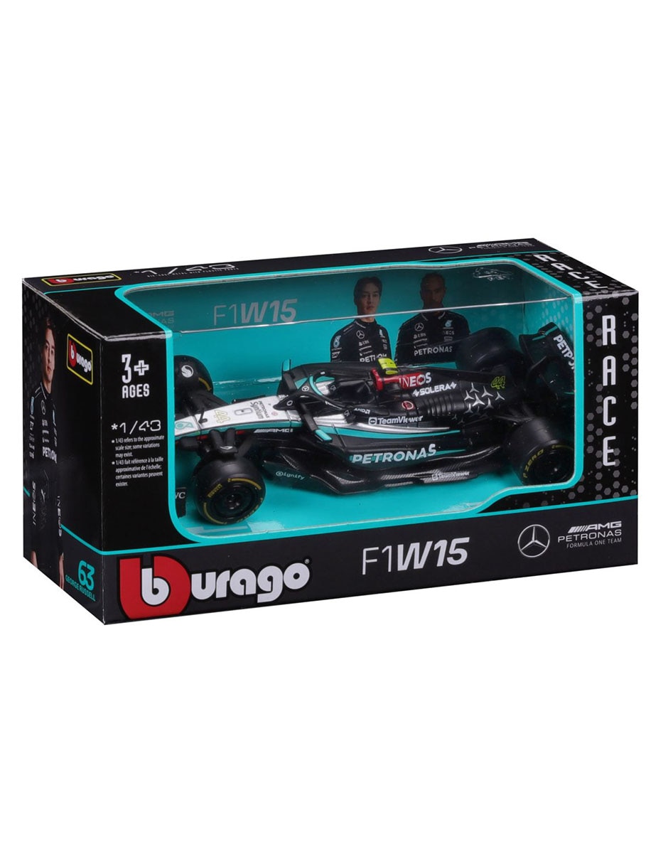 Vehículo a escala f1w1 george russell AMG Petronas Formula One 6