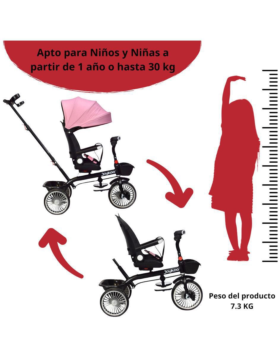 Triciclo infantil unisex 5