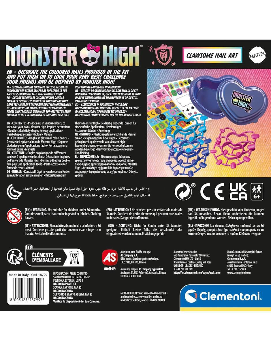 Set decoración uñas Monster High 3