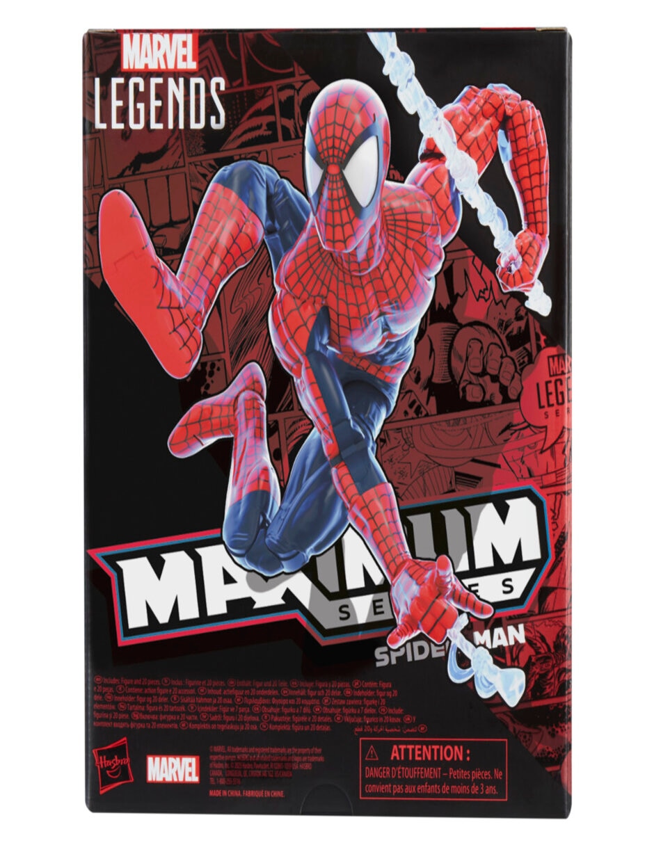 Figura de acción articulada : Legends Series Spider-Man maximum series Marvel 6