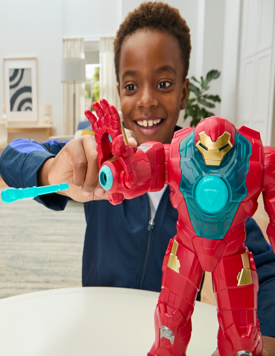 Figura de acción articulada VenomVersus Hulkbuster y Iron Man especial 3