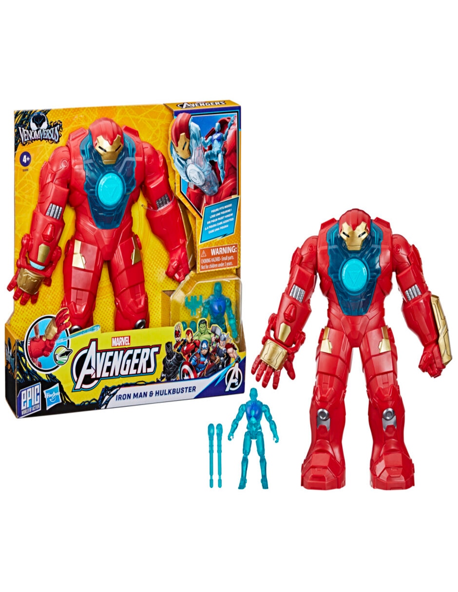 Figura de acción articulada VenomVersus Hulkbuster y Iron Man especial 7