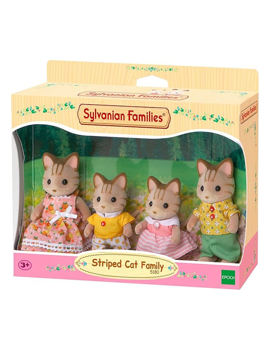 Set muñecas Striped Cat Family 2
