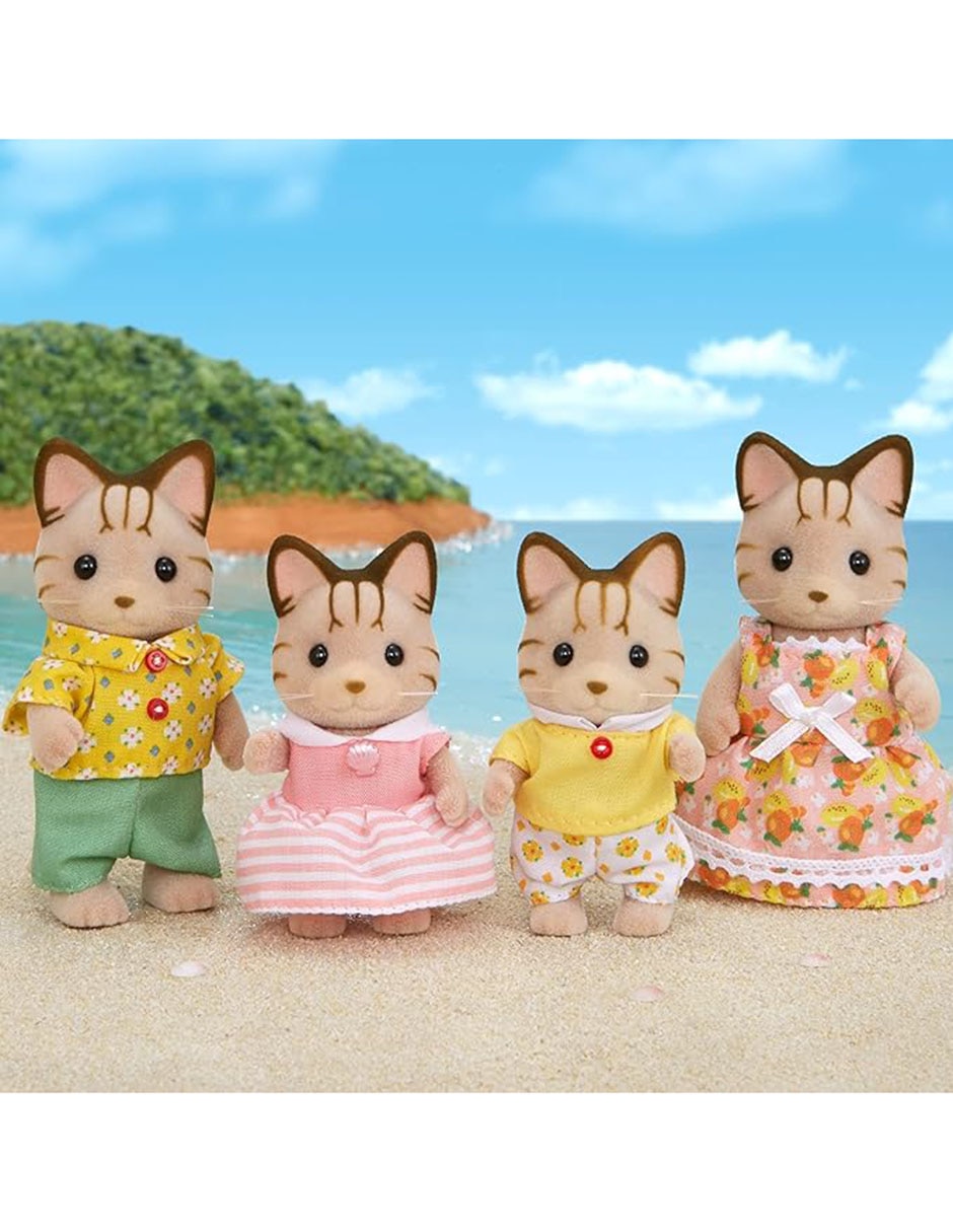 Set muñecas Striped Cat Family 3