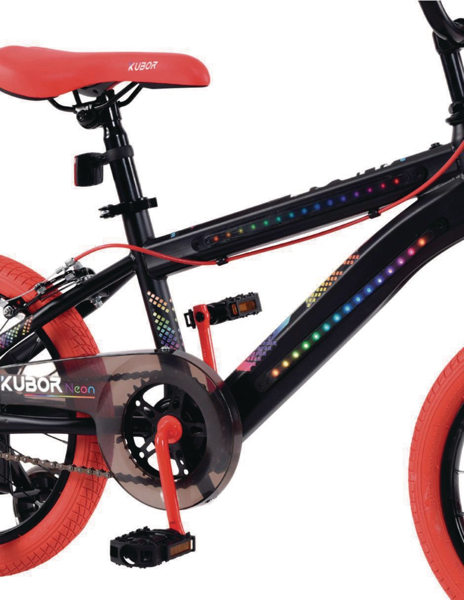 Bicicleta infantil Kubor rodada 16 Neon unisex