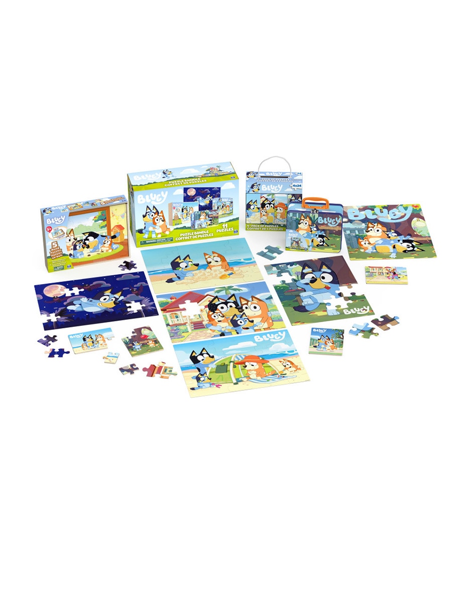 Set rompecabezas Bluey y Bingo 11 piezas