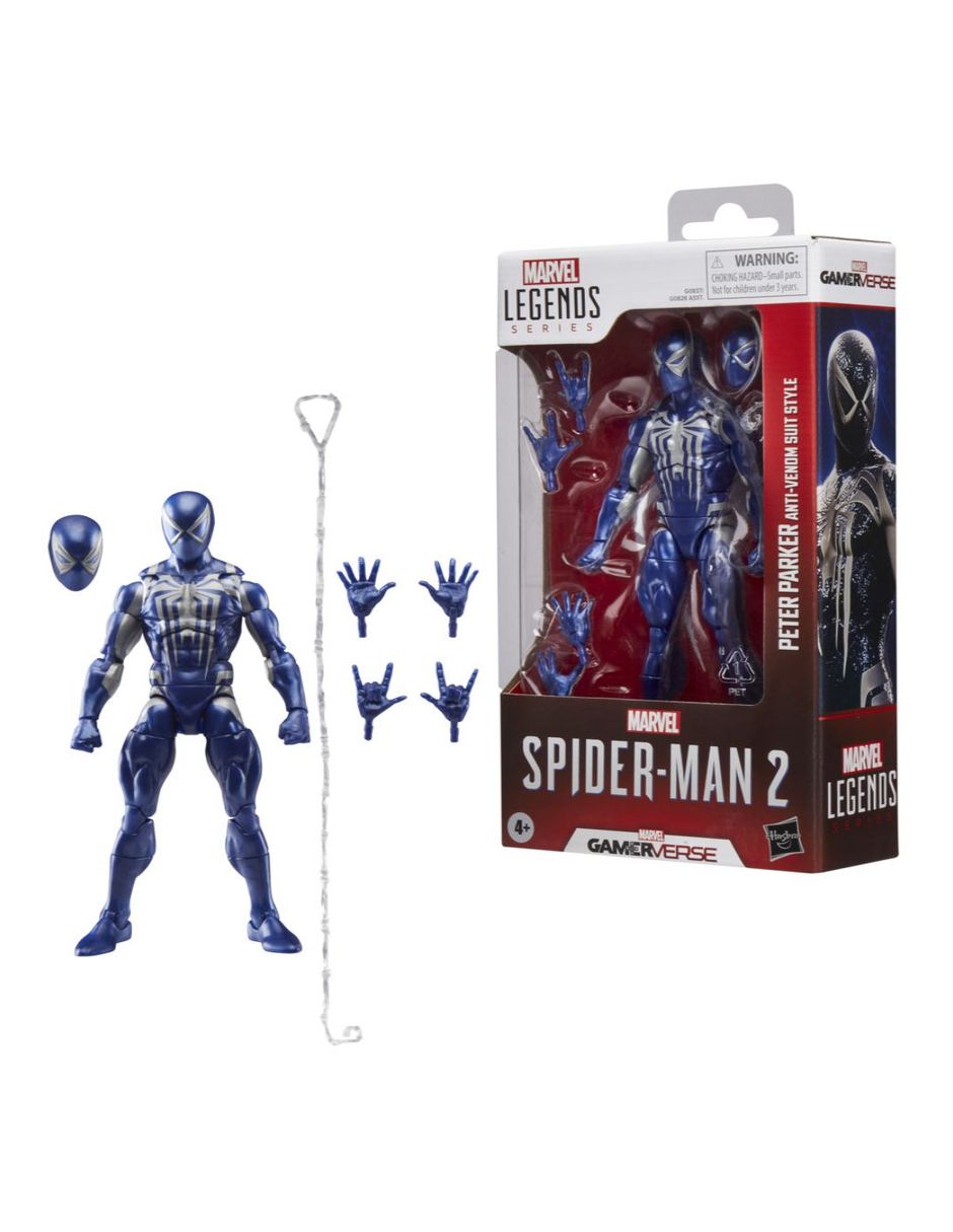 Figura de acción articulada Spider Man Peter Parker Anti-Venom Suit Style collectors Marvel 3