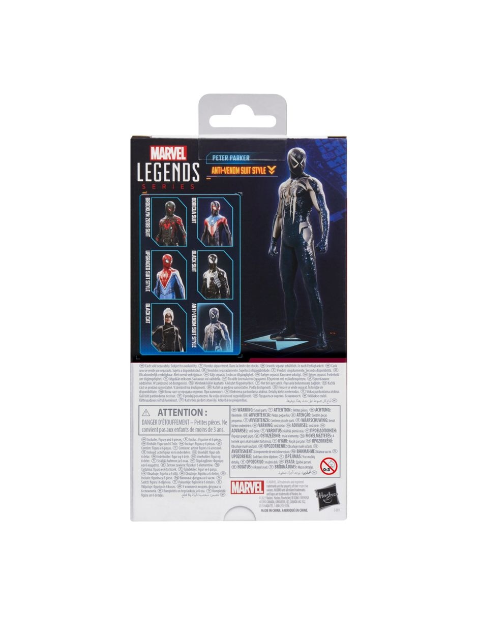 Figura de acción articulada Spider Man Peter Parker Anti-Venom Suit Style collectors Marvel 4