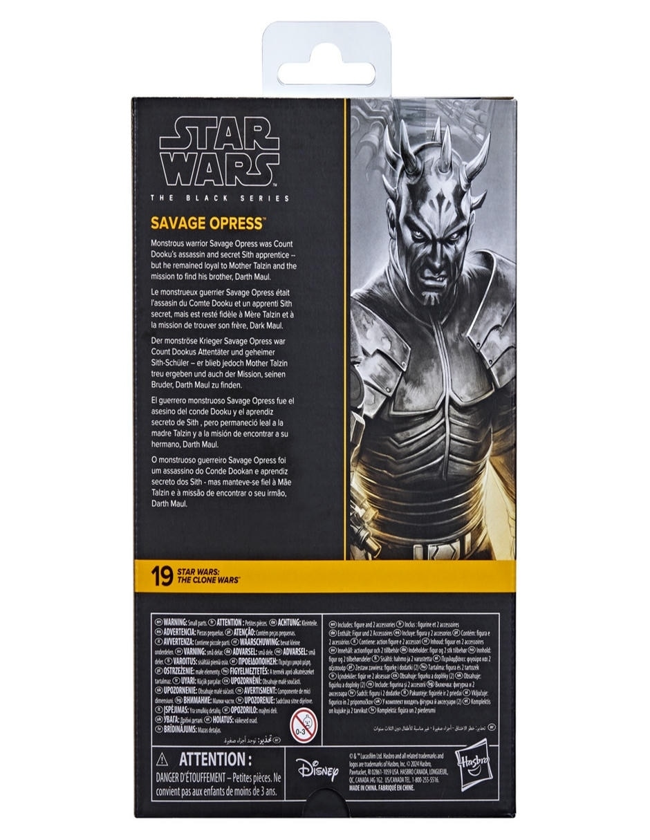 Figura de acción articulada The Black Series Savage Opress 4