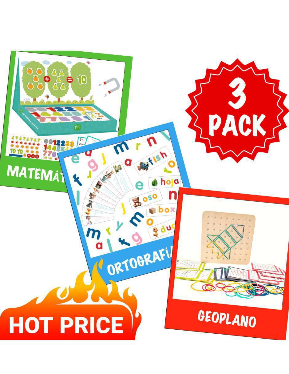 Juguetes Educativos: Matemáticas, Abecedario Y Geoplano juego armable infantil unisex 2
