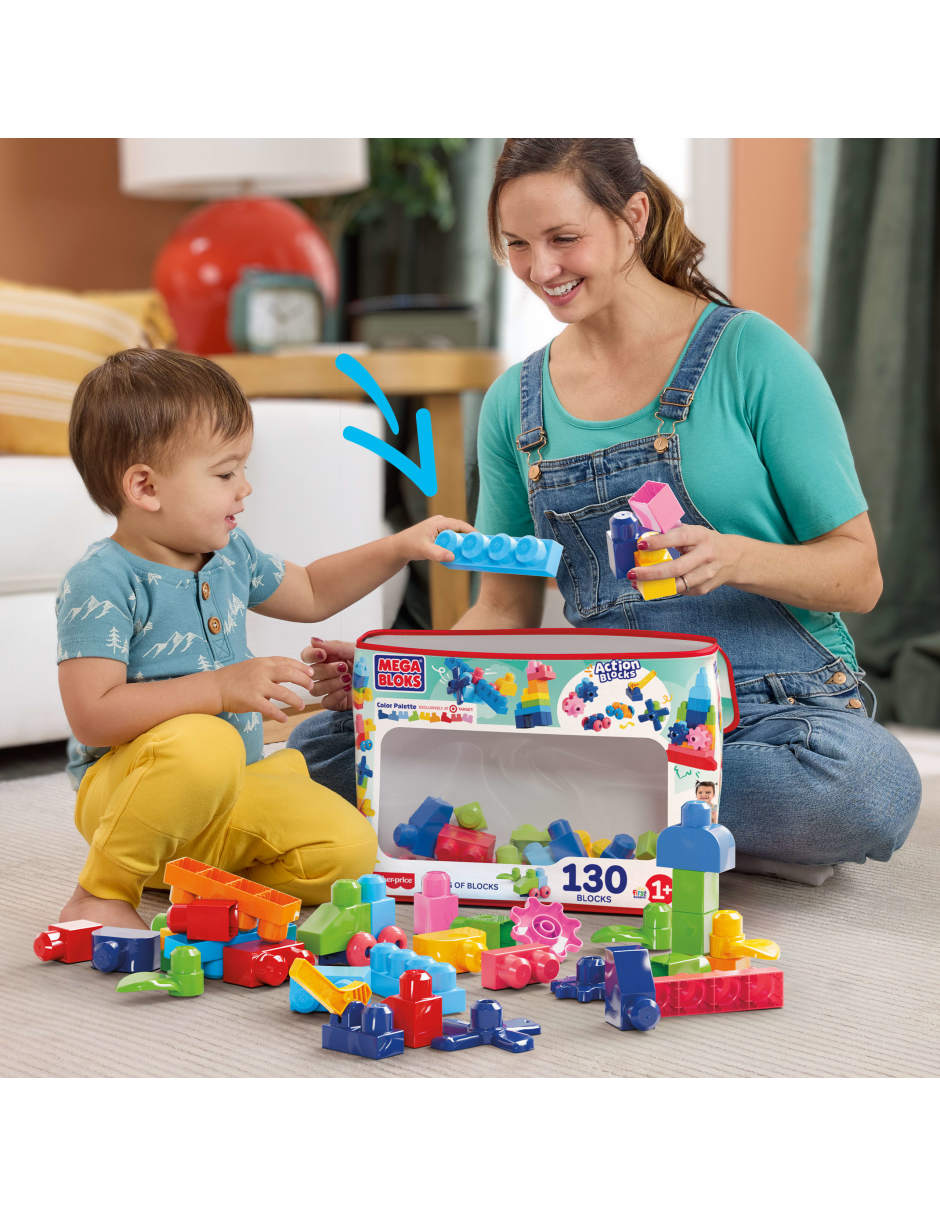 Mega Bloks bolsa clásica con 130 bloques JFF50 6