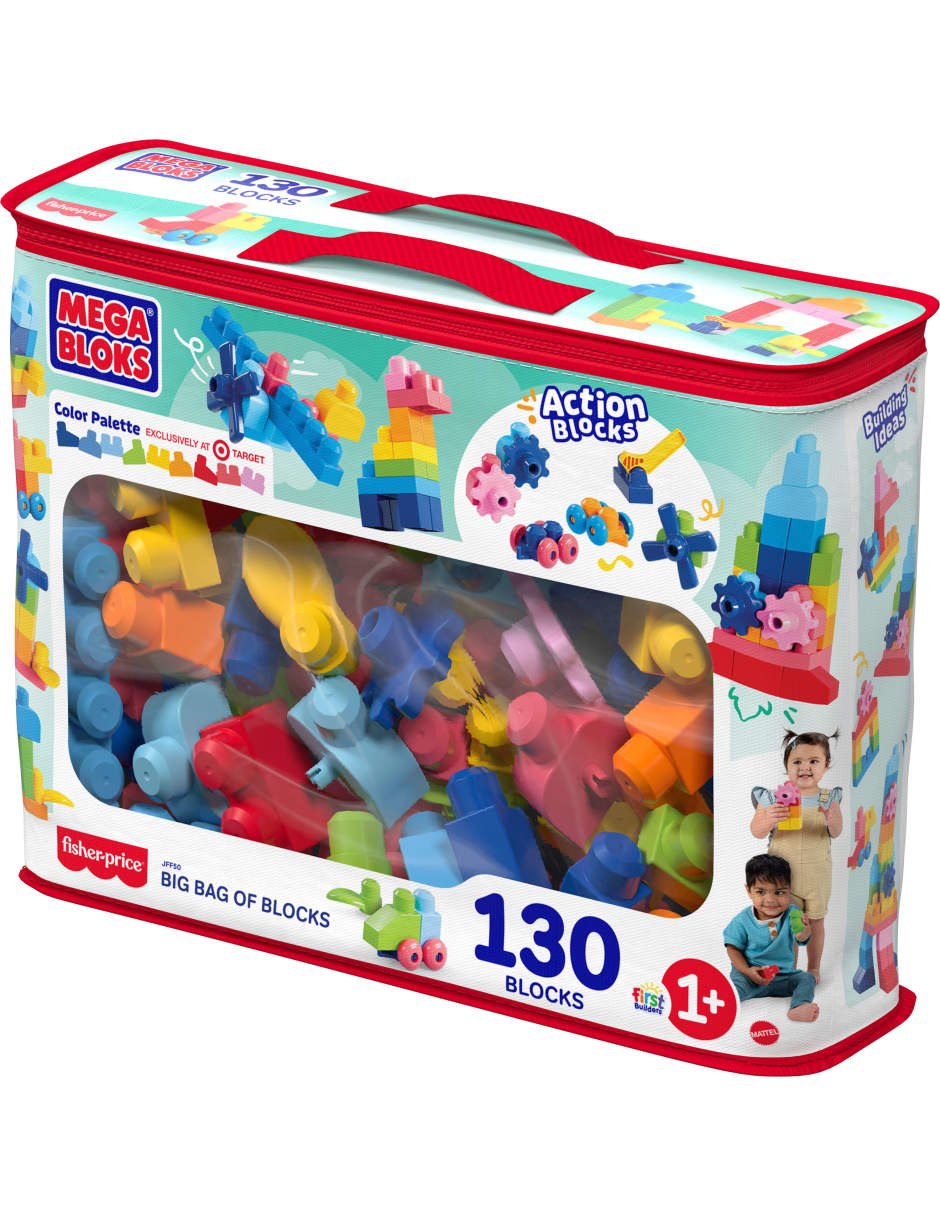 Mega Bloks bolsa clásica con 130 bloques JFF50 7