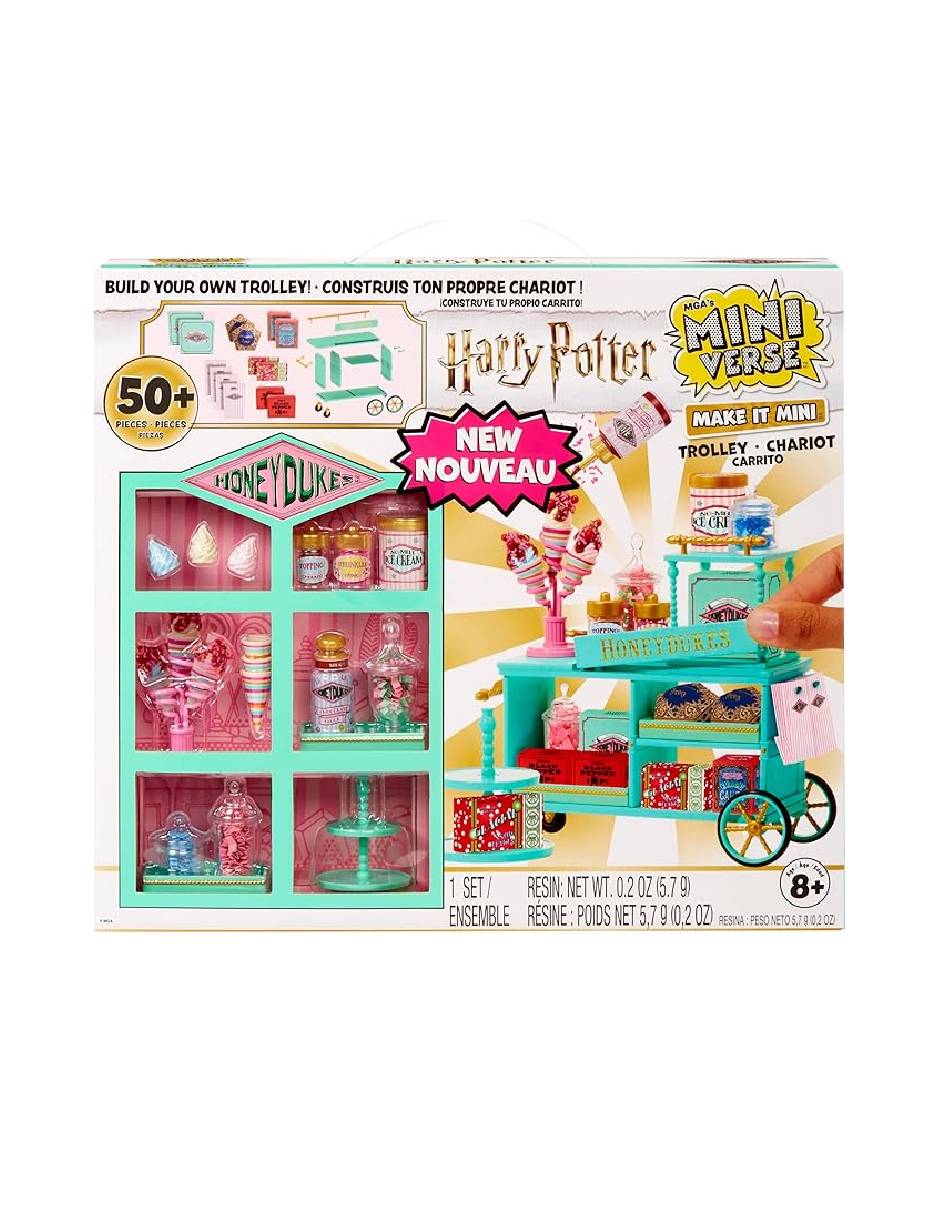 Mga Mini carro de Dulces Harry Potter Honeydukes Playset Miniverse