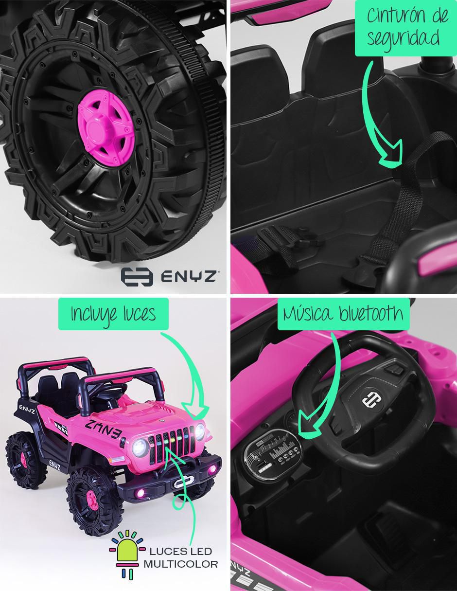 Automóvil montable Jeep recargable 2