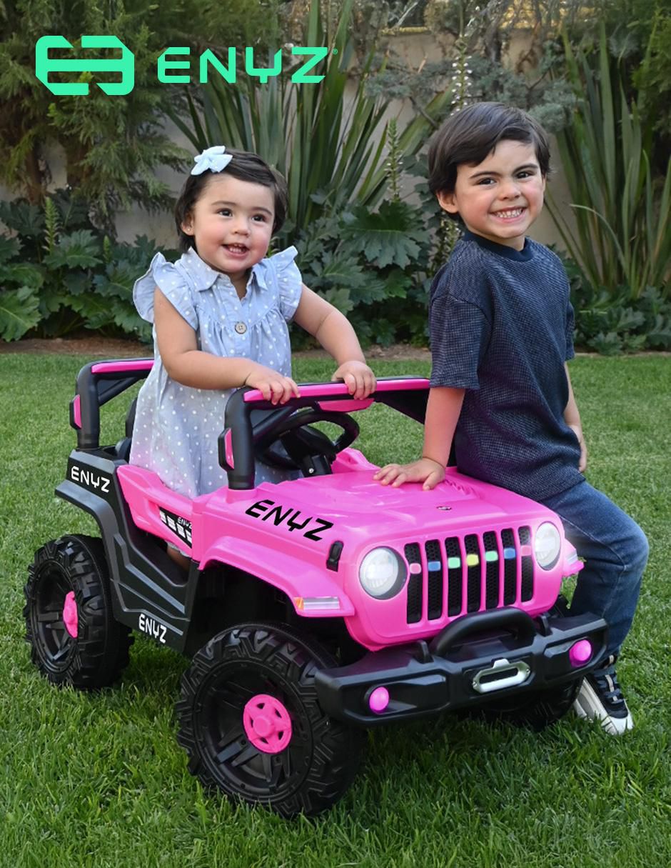 Automóvil montable Jeep recargable 6