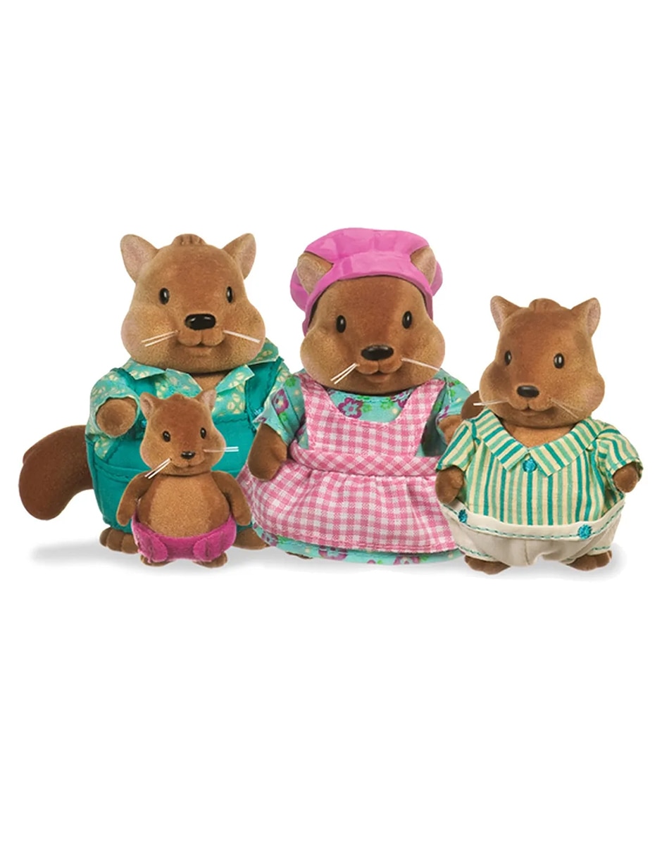 Set muñecas Familia Ardilla