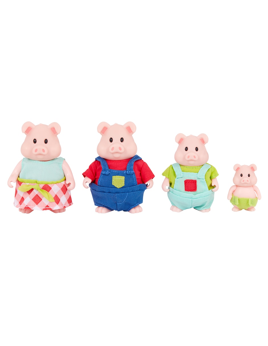 Set muñecas Familia de cerditos 2