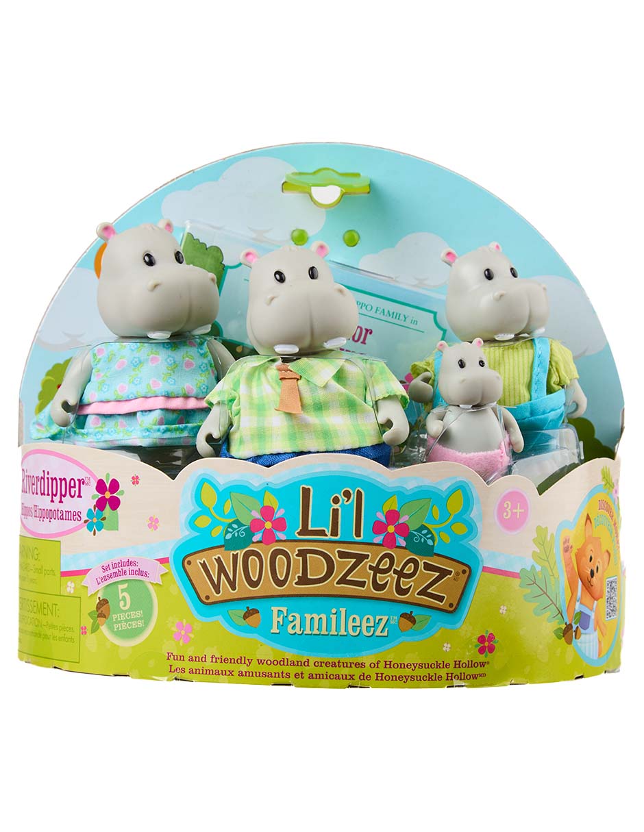 Set muñecas Familia Hipopotamo