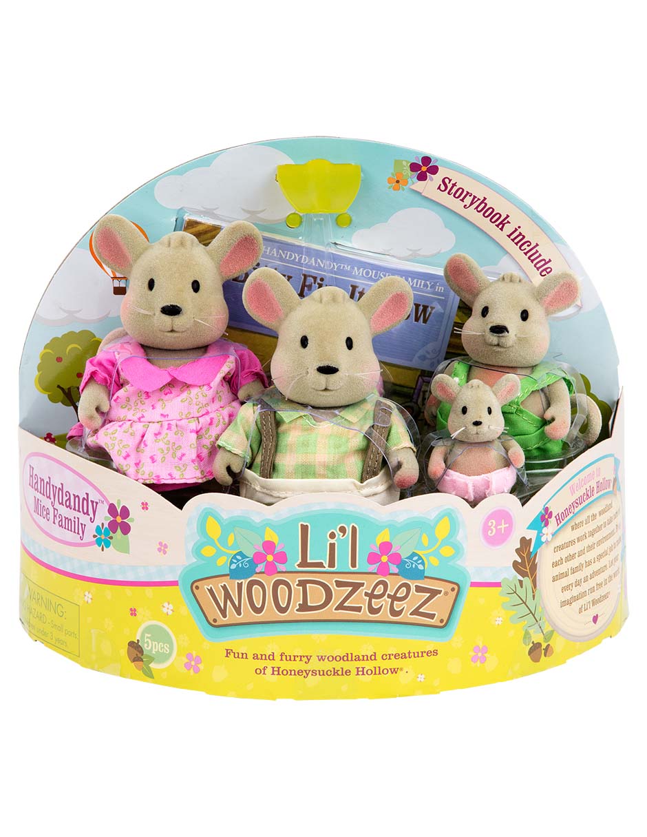 Set muñecas Familia de ratones 3