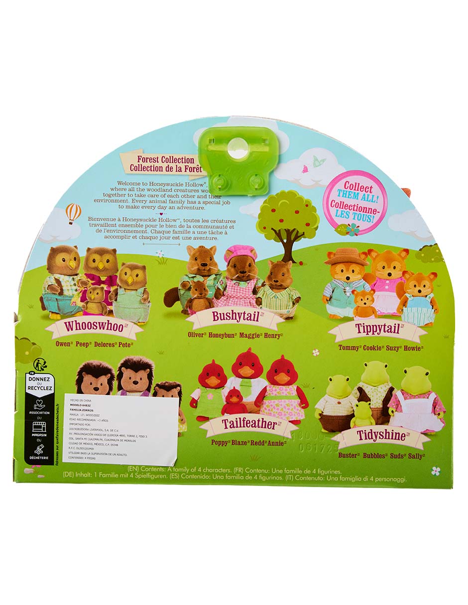 Set muñeca Familia de Zorros 3