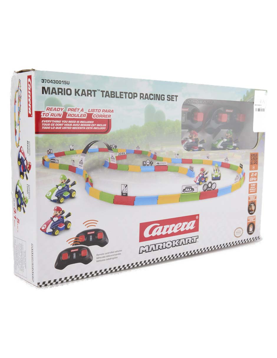 Set pista y automóviles tabletop racing Mario Kart 2