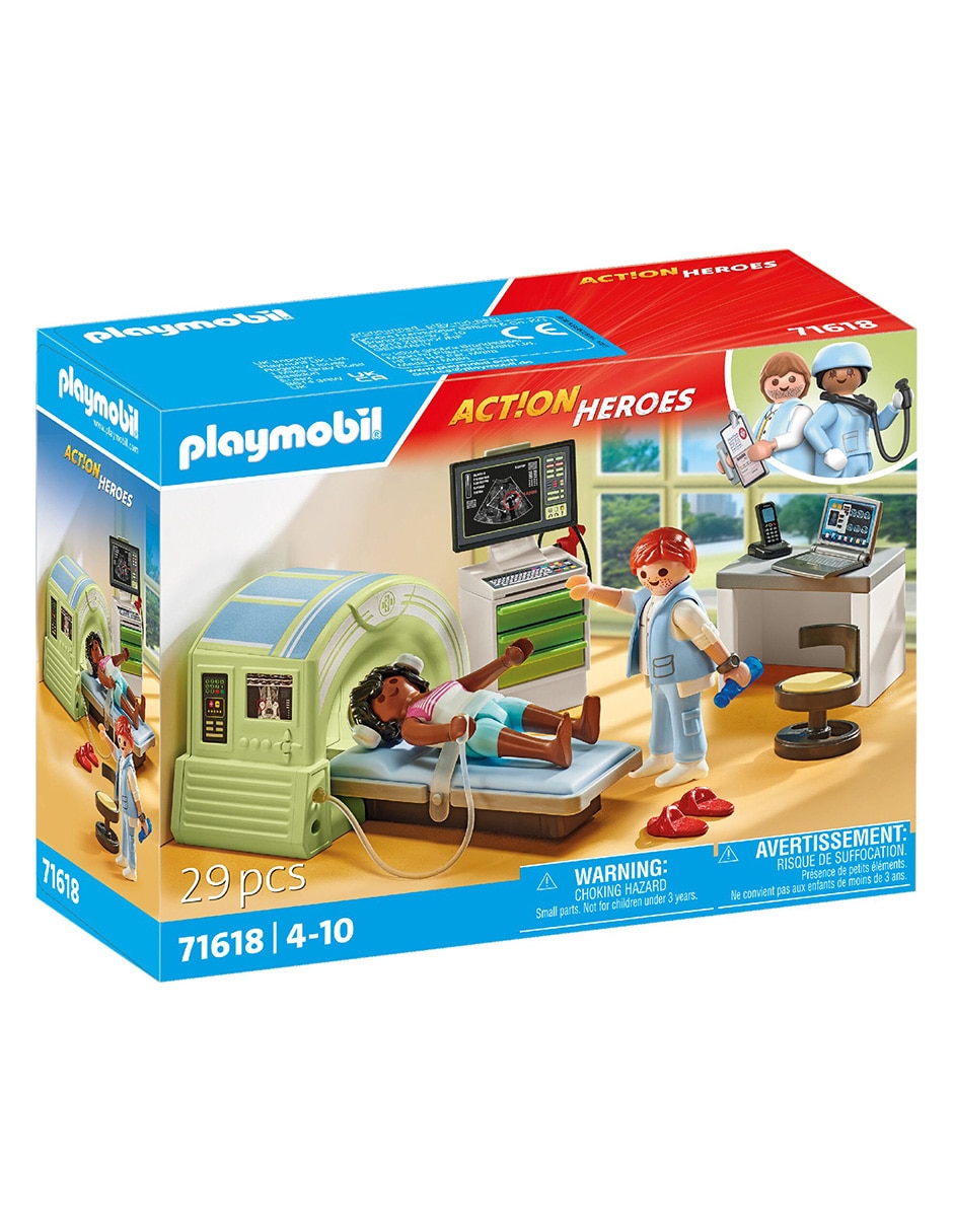 Playmobil Resonancia con Paciente 71618 Action Heroes 3