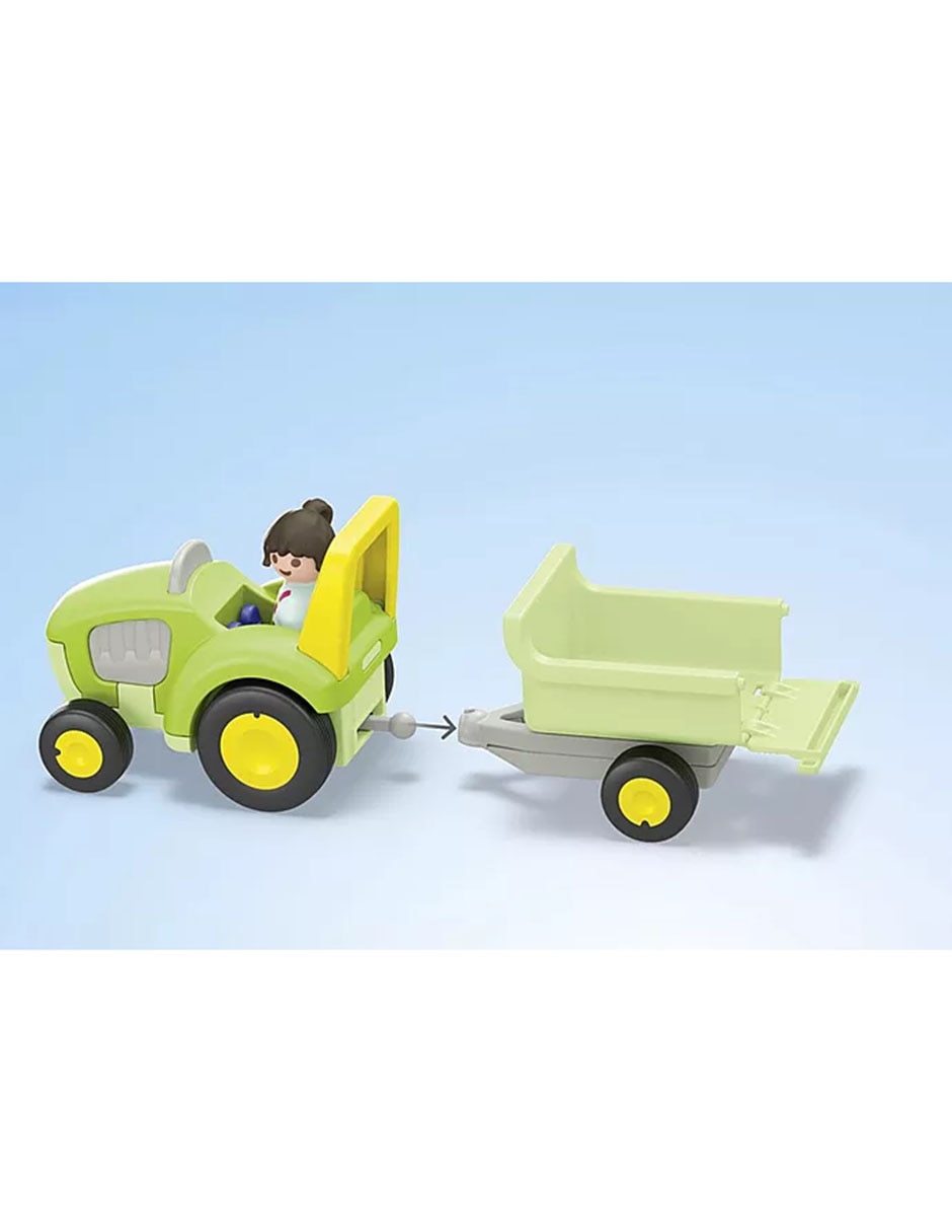 Aventura en la Granja con tractor, remolque y animales 71656 Junior 5