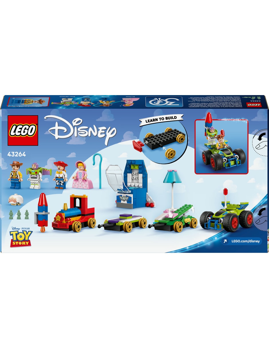 Lego Disney Animation Lego Tren de celebración de Toy Story y coche rc 43264 Disney Animation 3