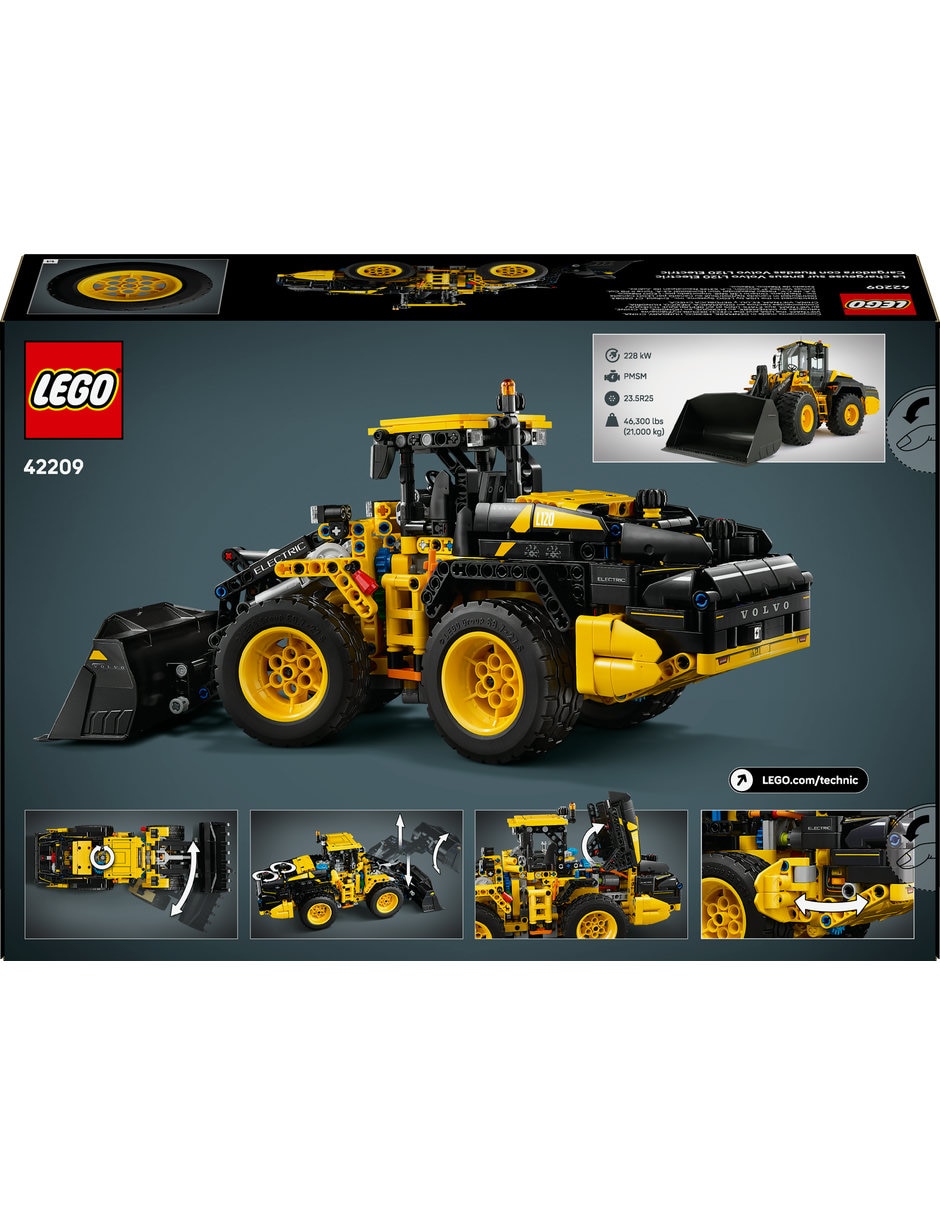 Lego Technic Cargadora con Ruedas Volvo L120 Electric 42209