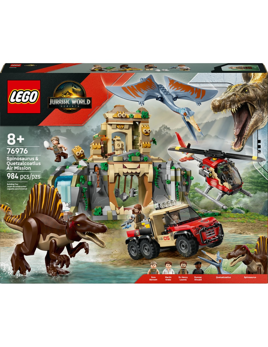 Lego Jurassic World Lego Misión Aérea: Spinosaurus y Quetzalcoatlus 76976 Jurassic World 4