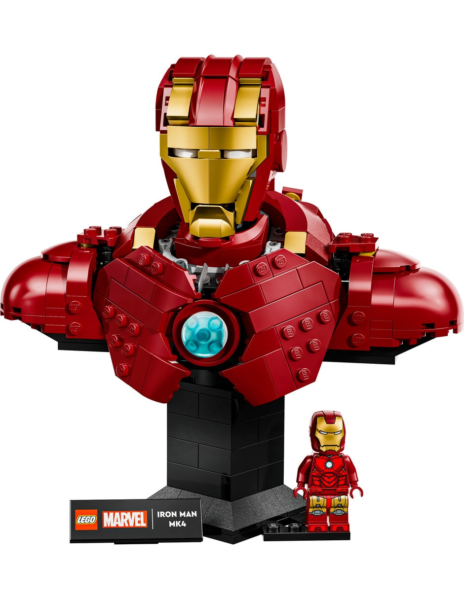 Lego Super Héroes Marvel Busto de Iron Man MK4 76327 Infinity Saga Iron Man 3