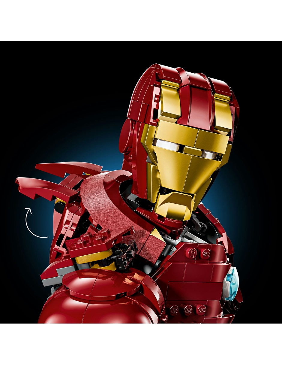 Lego Super Héroes Marvel Busto de Iron Man MK4 76327 Infinity Saga Iron Man 4