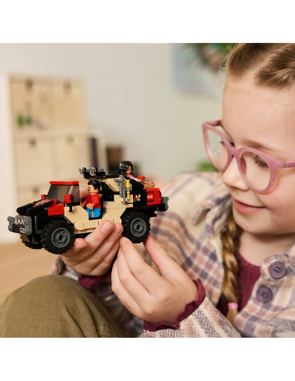 Lego Jurassic World Lego Huida en todo terreno y raptor al acecho 76972 Jurassic World 4
