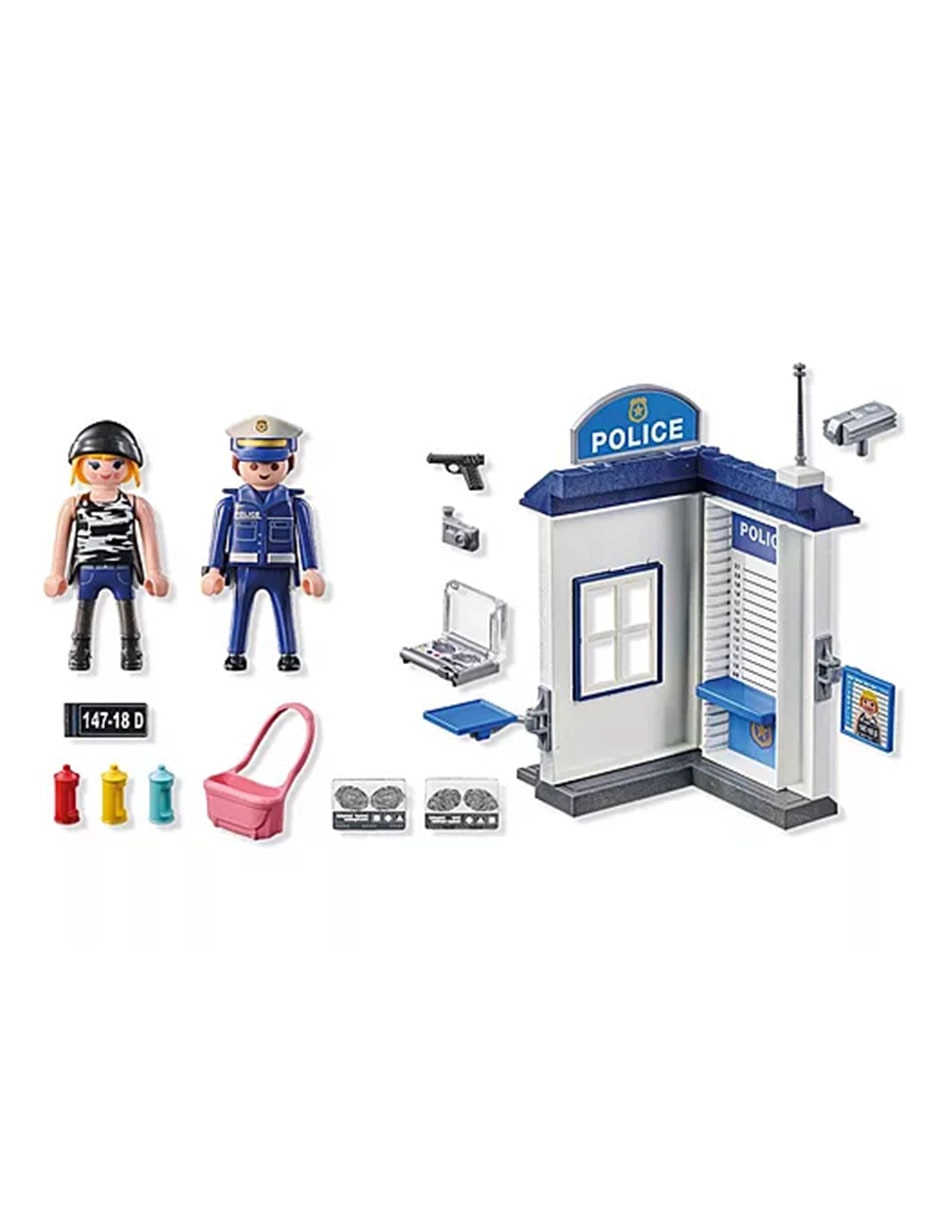 Action Heroes Sala de Policía 71733 Playmobil 3